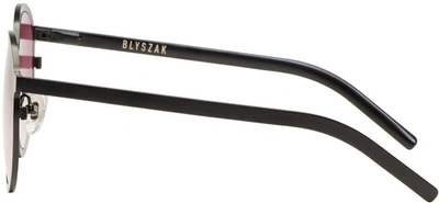 Shop Blyszak Black & Pink Collection Iv Sunglasses