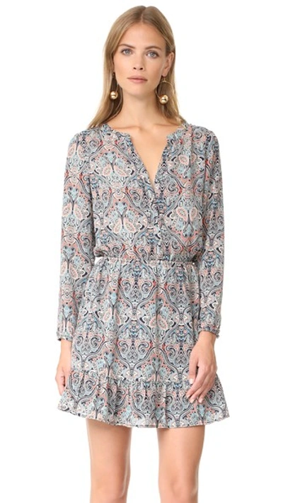 Cupcakes And Cashmere Selma Haight Paisley Printed Dress In Ink