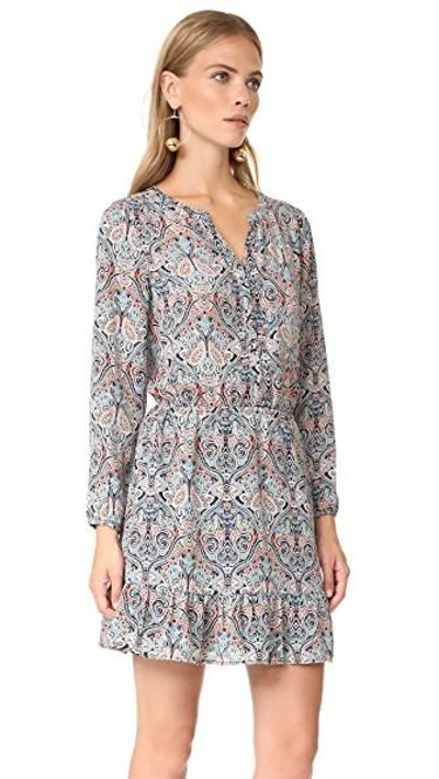 Shop Cupcakes And Cashmere Selma Haight Paisley Printed Dress In Ink