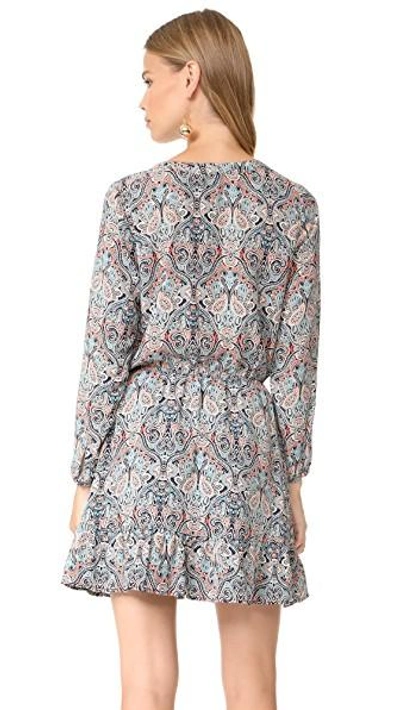 Shop Cupcakes And Cashmere Selma Haight Paisley Printed Dress In Ink