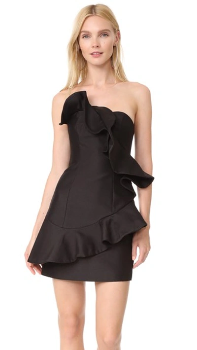 Keepsake Wallflower Mini Dress In Black