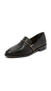 Freda Salvador Light Embossed Loafers In Black