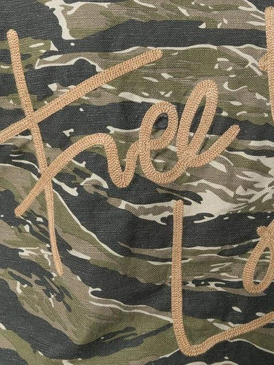 Shop Current Elliott Current/elliott Camouflage Jacket - Green