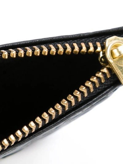 Shop Comme Des Garçons 'classic Embossed A' Purse In Black