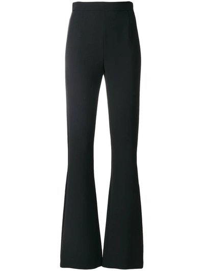 Shop Pierre Balmain Flared Trousers In Black