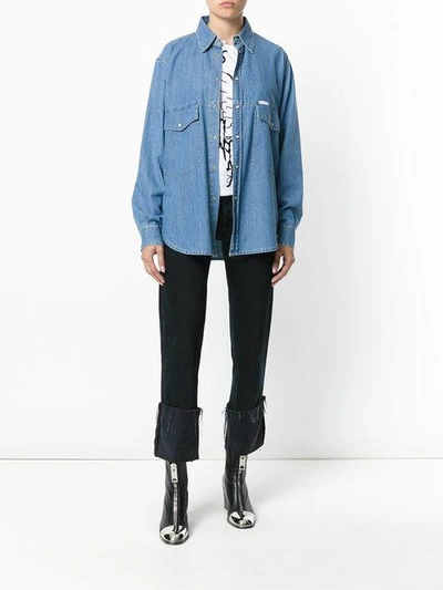 Forte Couture Denim Shirt | ModeSens