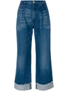 3x1 High-rise Flared Jeans In Blue