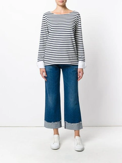 Shop 3x1 High-rise Flared Jeans In Blue