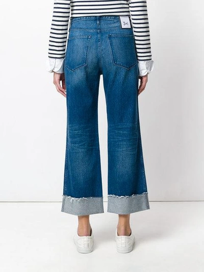 Shop 3x1 High-rise Flared Jeans In Blue