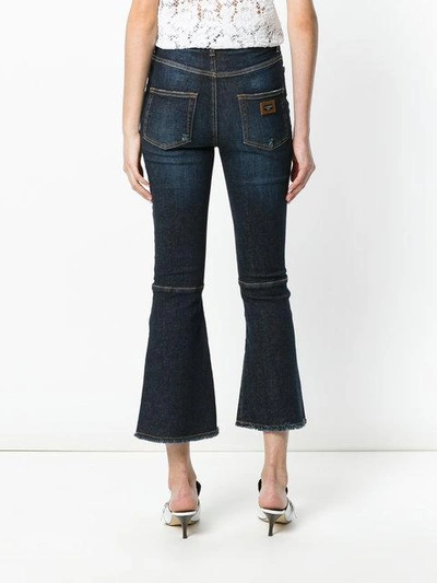 Shop Dolce & Gabbana Kick Flare Jeans In Blue