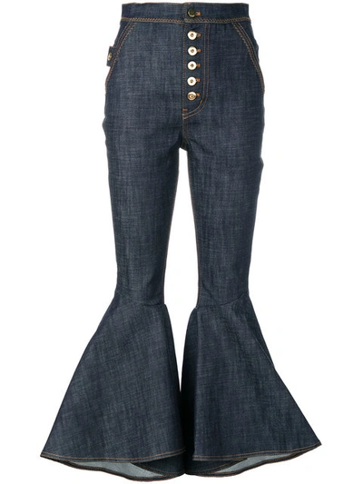 Ellery Flared High-waisted Jeans