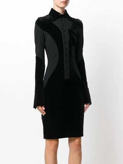 Shop Givenchy Button-down Collared Dress