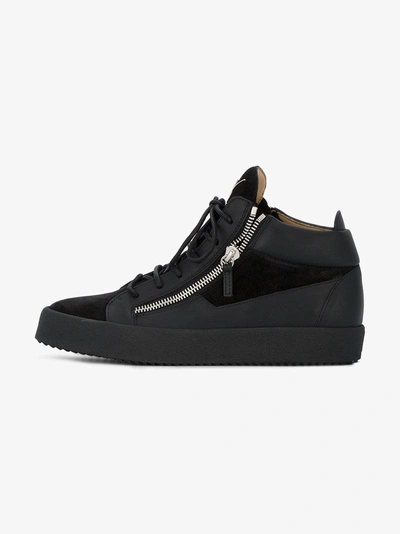 Shop Giuseppe Zanotti Design Kriss Hi-top Sneakers In Black