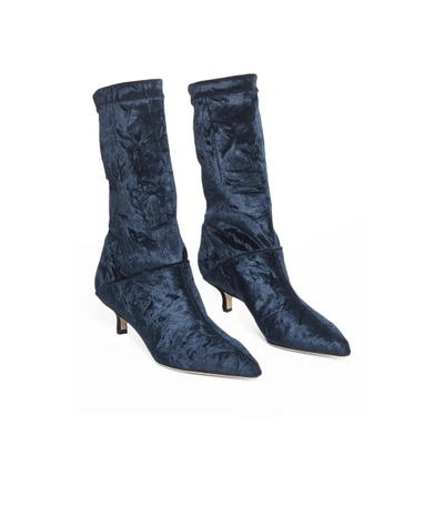 Shop Tibi Dark Teal Harper Boots