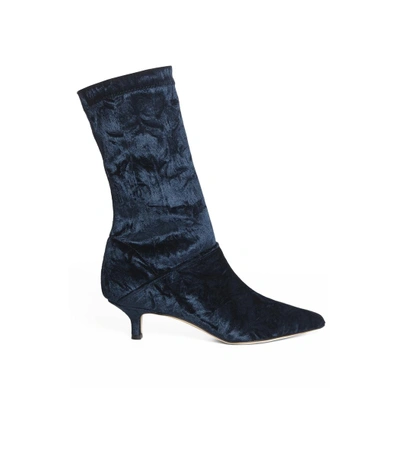 Shop Tibi Dark Teal Harper Boots