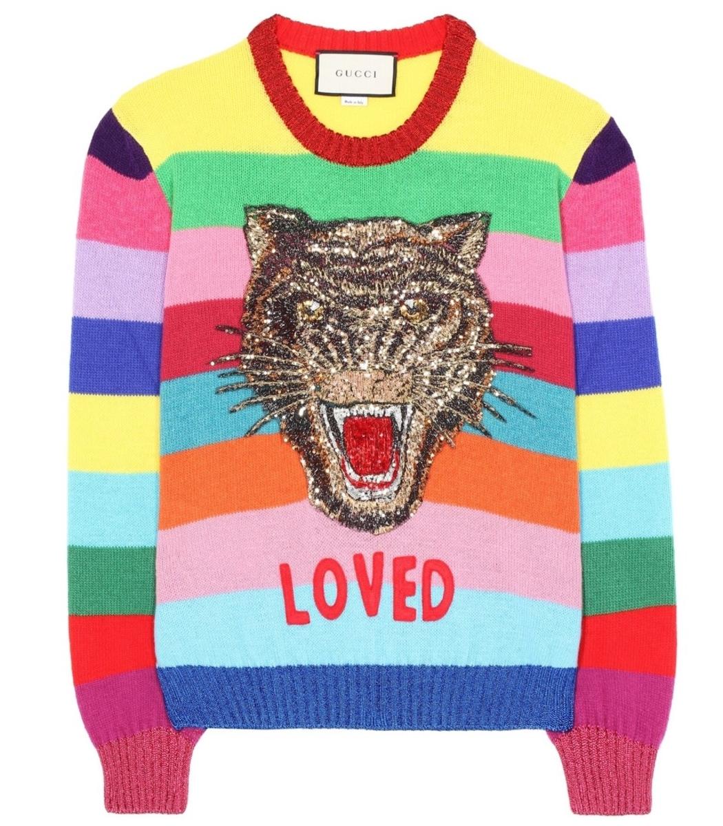 gucci sweater rainbow