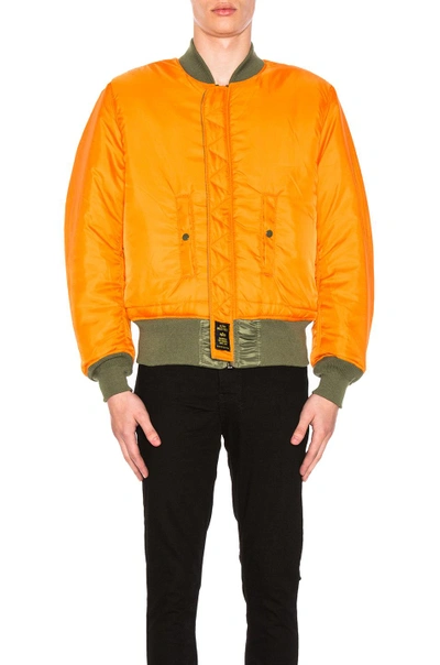 Alpha Industries L-2b Blood Chit Battlewash Jacket In Sage