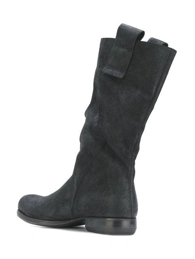 Shop Lost & Found Ria Dunn Rugged Slouched Boots - Black