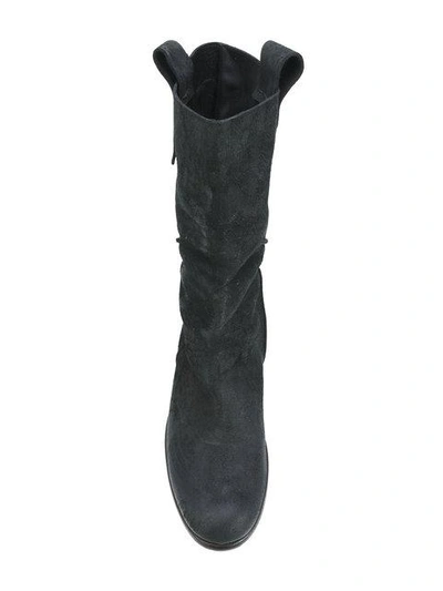 Shop Lost & Found Ria Dunn Rugged Slouched Boots - Black