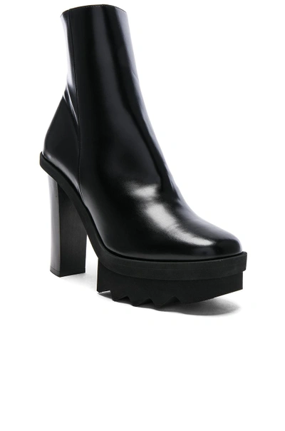 Shop Stella Mccartney Platform Ankle Boots In Black