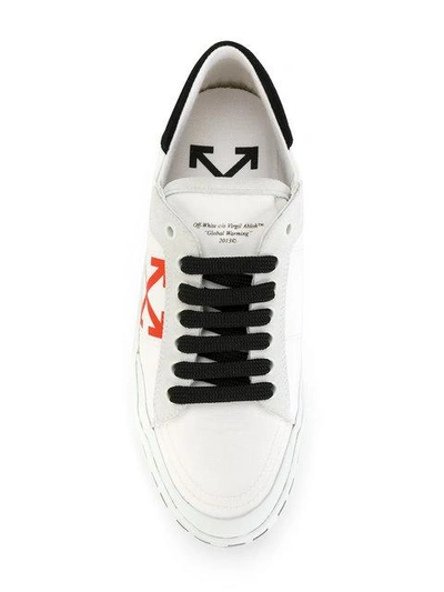 Shop Off-white Vulcanised Arrow Sneakers