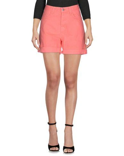 Shop J Brand Denim Shorts In Coral