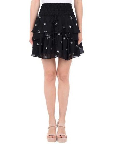 Shop The Kooples Knee Length Skirt In Black