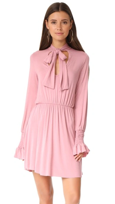 Shop Clayton Camden Dress In Burnt Pink