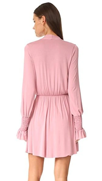 Shop Clayton Camden Dress In Burnt Pink