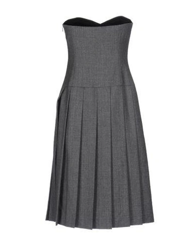 Shop Marc By Marc Jacobs Knee-length Dress In Grey
