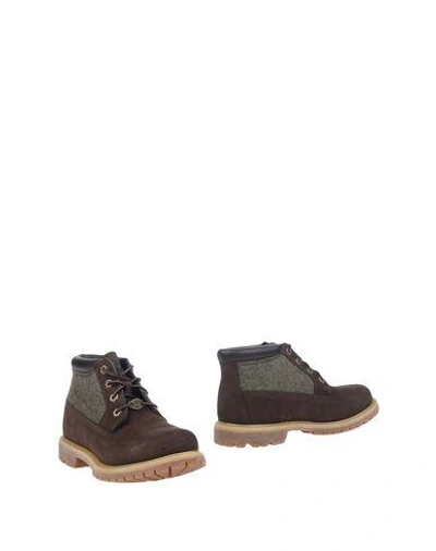 Shop Timberland Ankle Boot In Dark Brown
