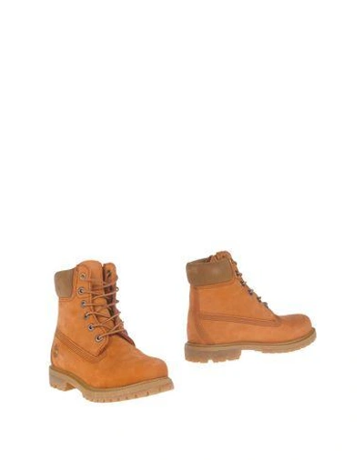 Shop Timberland Ankle Boot In Orange