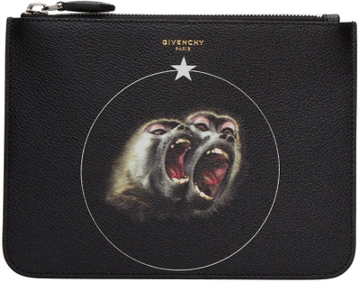 Shop Givenchy Black Monkey Brothers Pouch