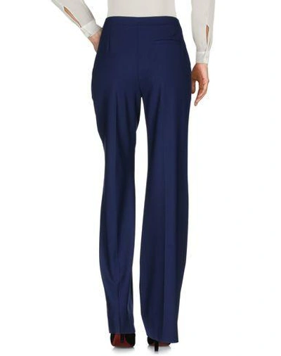 Shop Diane Von Furstenberg Casual Pants In Dark Blue