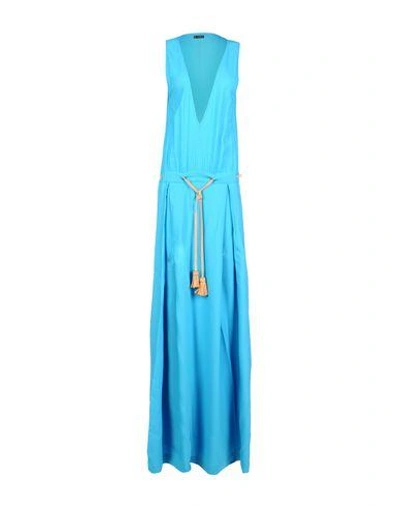 Dsquared2 Long Dresses In Sky Blue