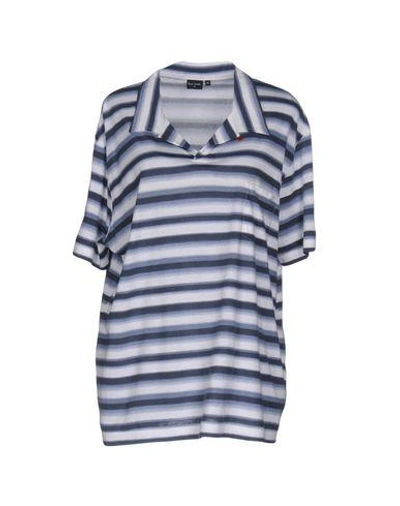 Ps By Paul Smith Polo Shirts In Slate Blue