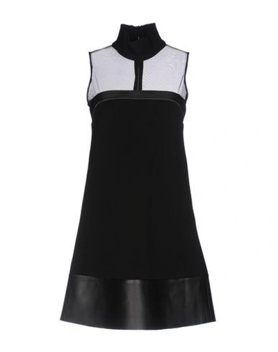 David Koma Short Dresses In Black
