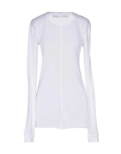 Shop Enza Costa T-shirts In White