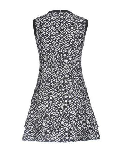 Shop Neil Barrett Short Dress In Dark Blue