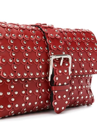 Shop Red Valentino Red(v) Patchwork Flower Bag