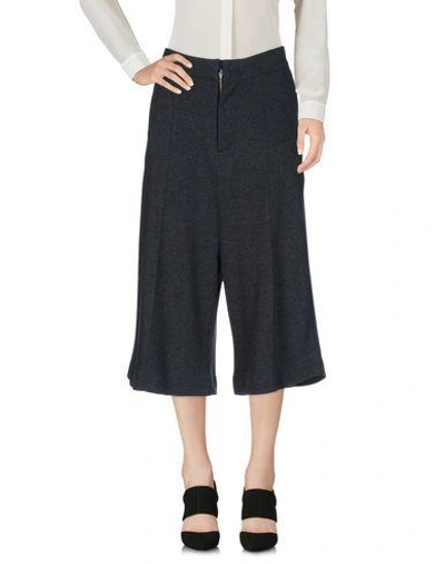 Y-3 Cropped Pants & Culottes In Grey