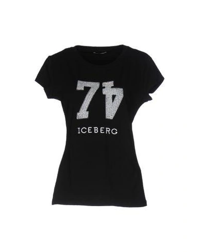 Iceberg T-shirts In Black
