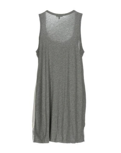 Shop Clu Short Dress In Grey