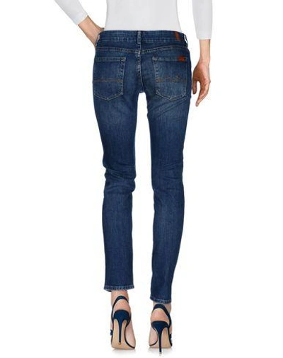 Shop 7 For All Mankind Denim Pants In Blue