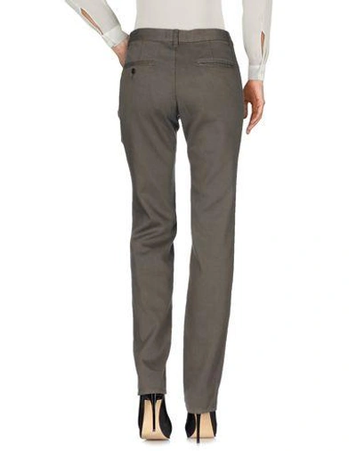 Shop Zucca Casual Pants In Lead