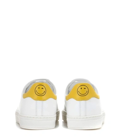 Shop Anya Hindmarch Wink Leather Sneakers In Female