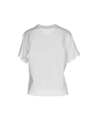 Shop Julien David T-shirts In White
