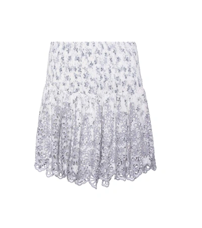 Ganni Emile Lace Skirt In White