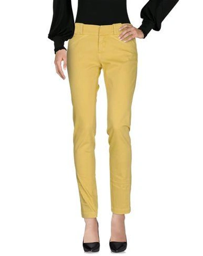 Dondup Casual Pants In Yellow