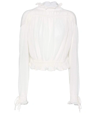 3.1 Phillip Lim / フィリップ リム Wool-blend Top In White